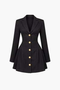 Rue Blazer Mini Dress - honey