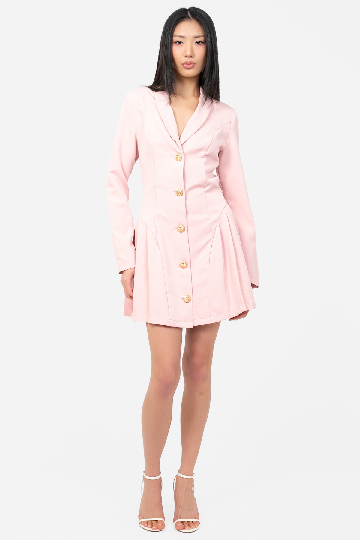 Rue Blazer Mini Dress - honey