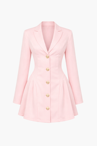 Rue Blazer Mini Dress - honey
