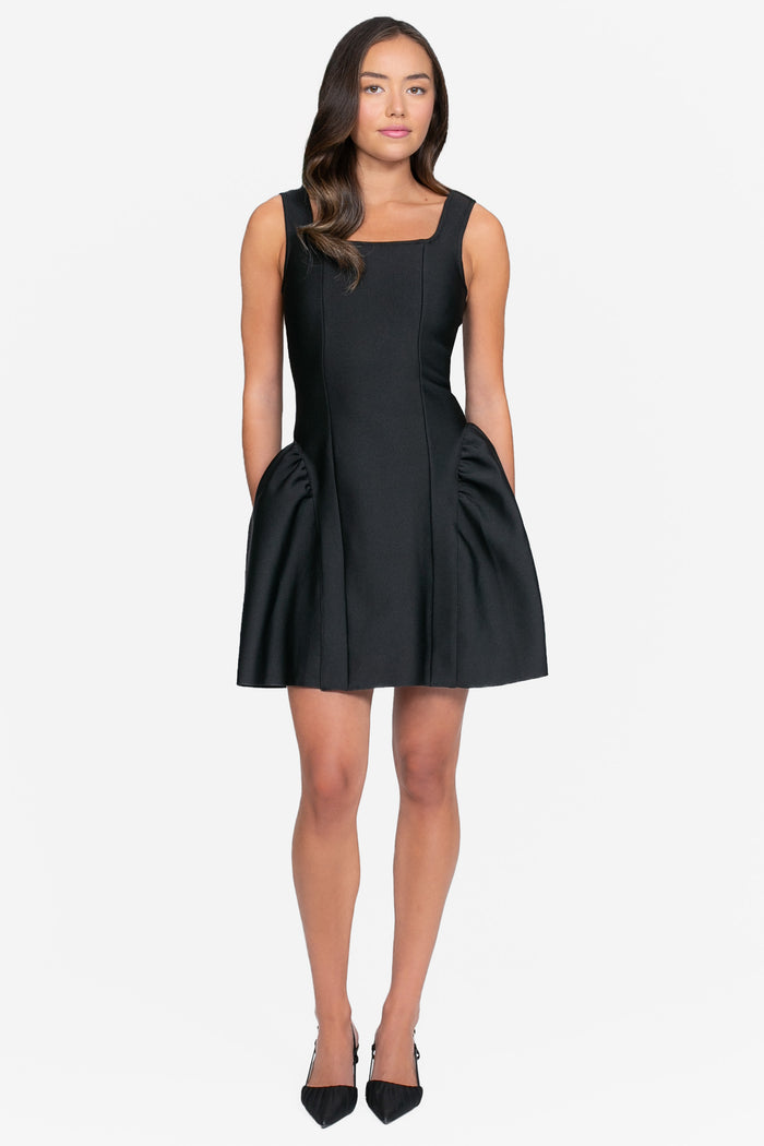 Coralie Bandage Basque Waist Mini Dress