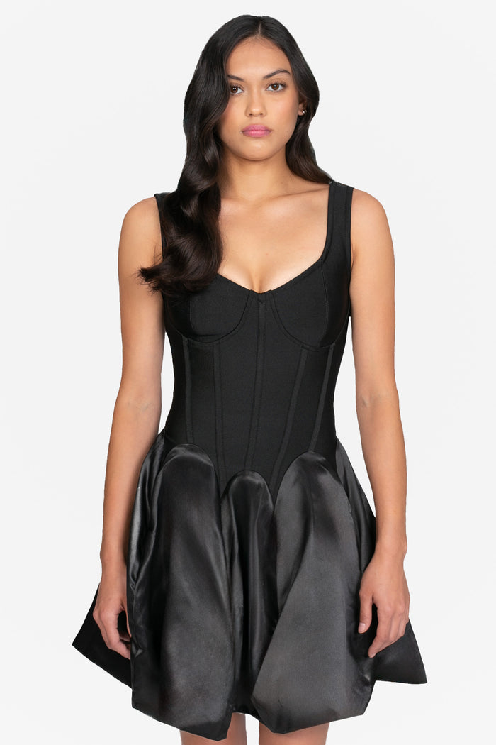 Cressida Corset Scallop Bubble Hem