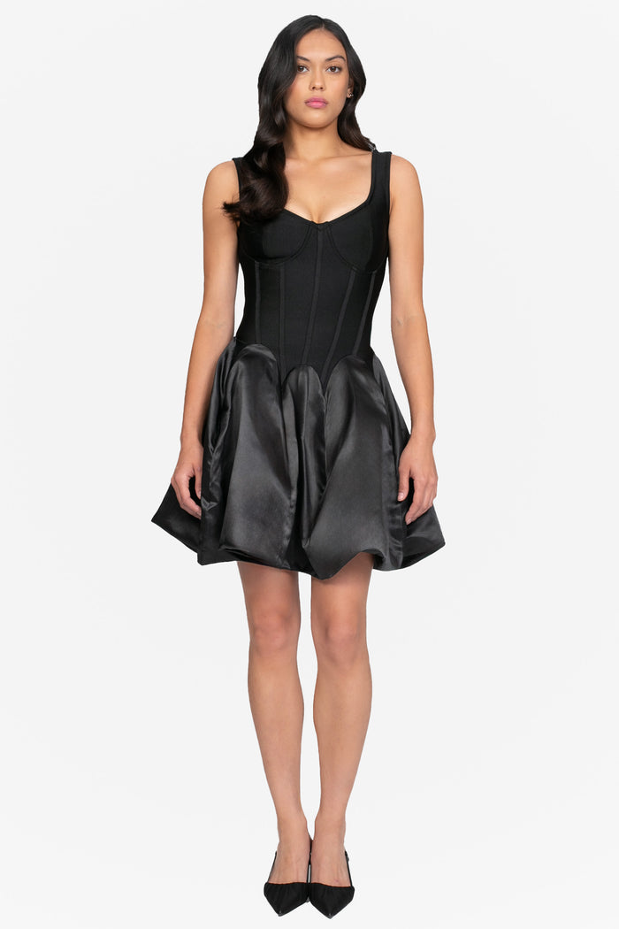 Cressida Corset Scallop Bubble Hem