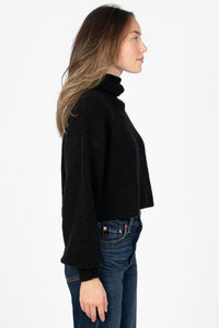 Hilary Knit Turtleneck Sweater - honey