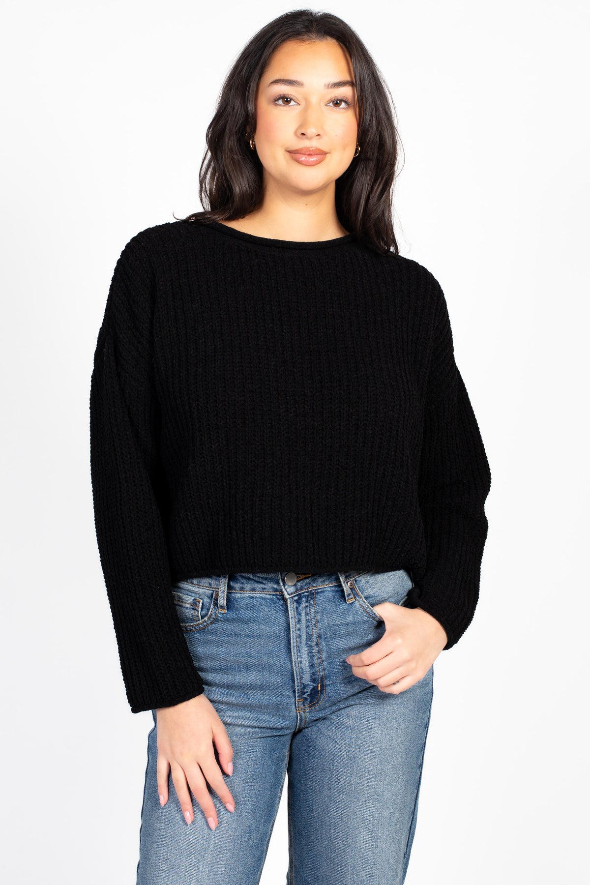 Emara Textured Knit Sweater