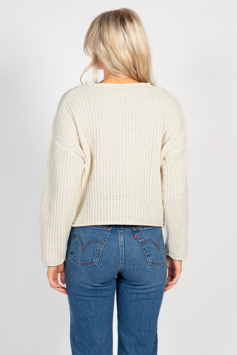 Emara Textured Knit Sweater