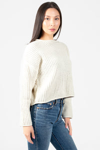 Emara Textured Knit Sweater - honey