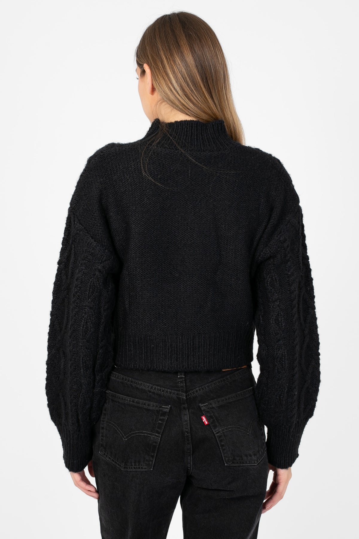 Lenora Cable Knit Sweater - honey