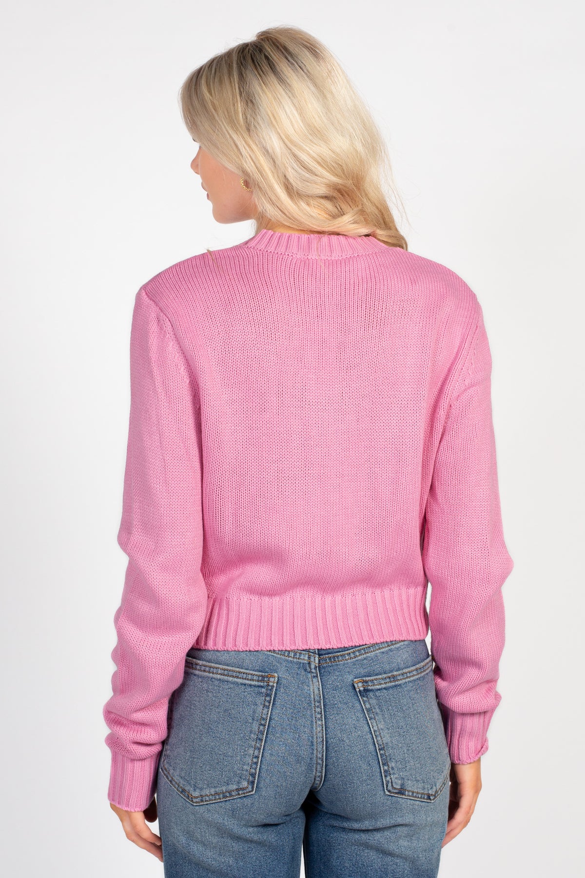 Mila Ribbed Crew Neck Sweater