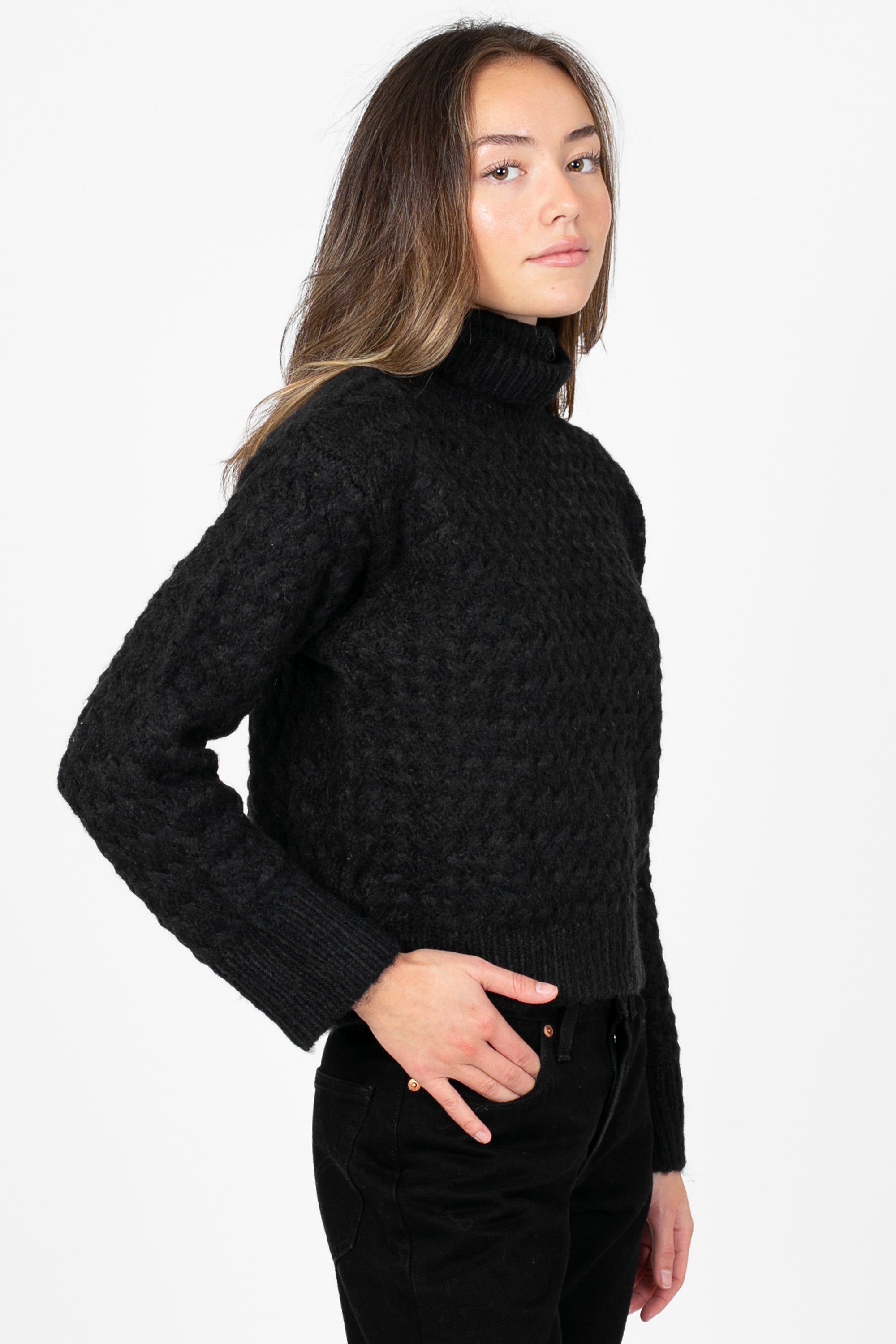 Maddie Textured Knit Sweater