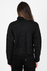 Maddie Textured Knit Sweater - honey