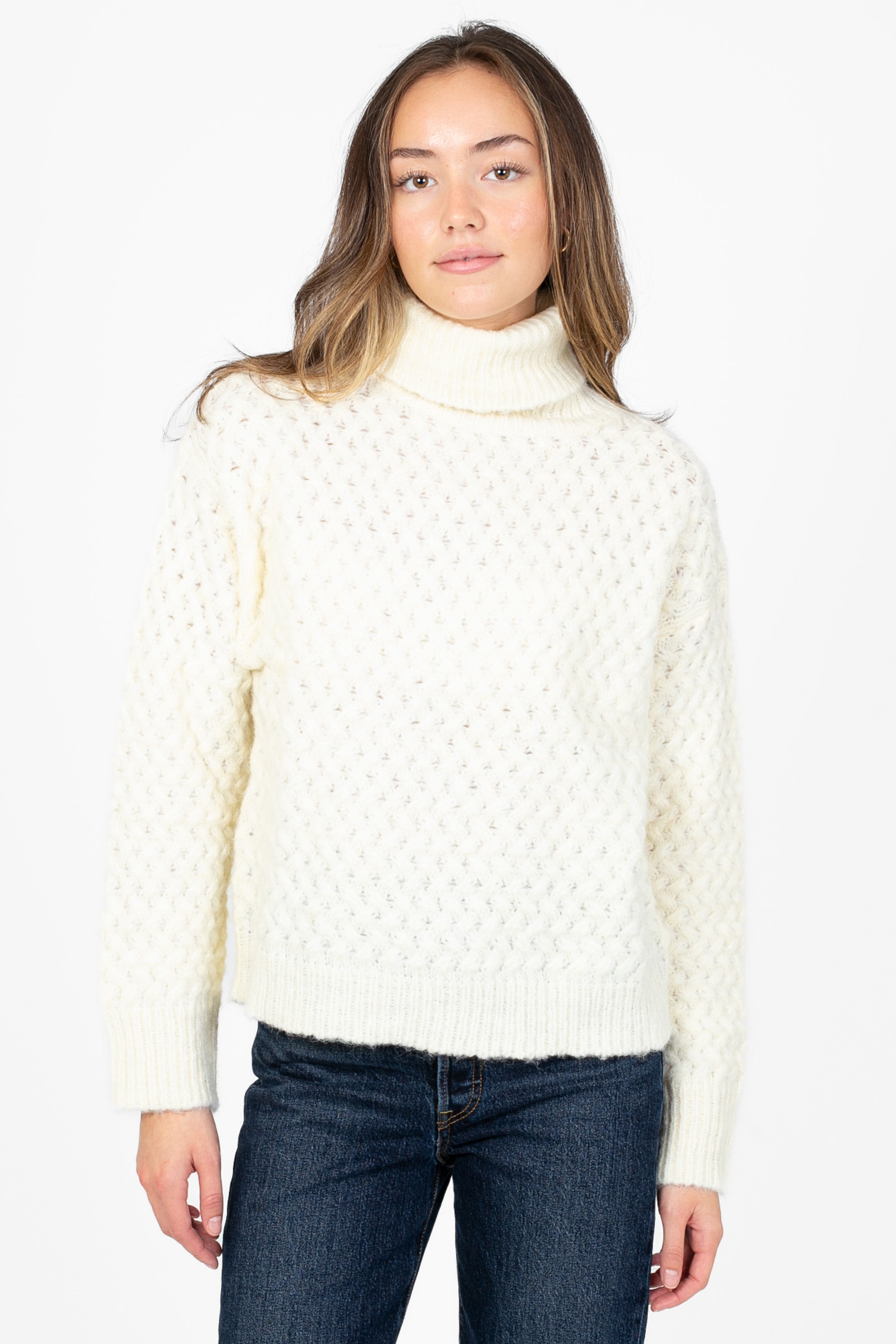 Maddie Textured Knit Sweater