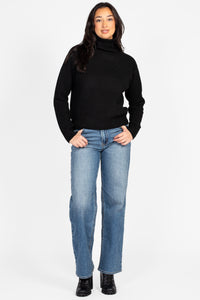 Celina Ribbed Turtleneck Sweater