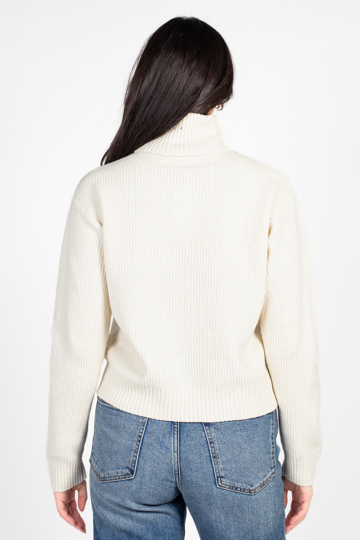 Celina Ribbed Turtleneck Sweater