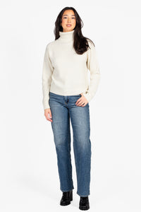 Celina Ribbed Turtleneck Sweater