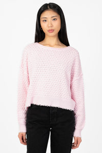 Samara Textured Knit Sweater - honey