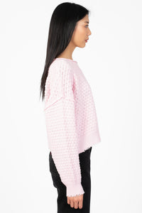 Samara Textured Knit Sweater - honey