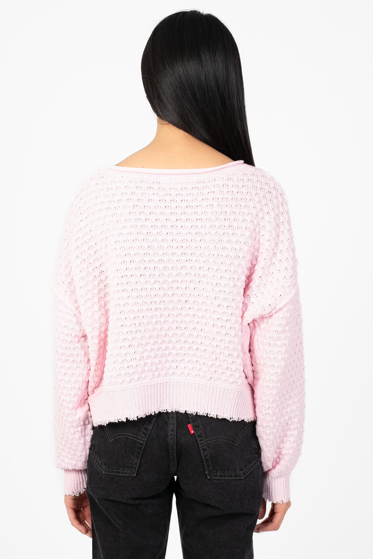 Samara Textured Knit Sweater - honey