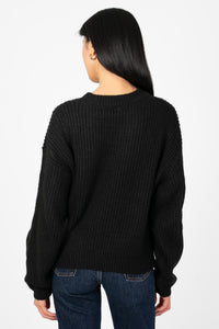 Hannah Ribbed Sweater - honey