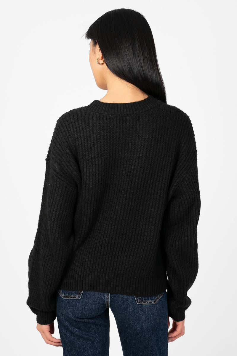 Hannah Ribbed Sweater - honey