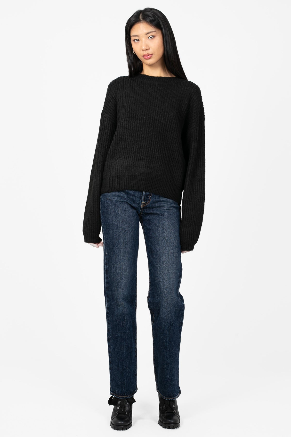 Hannah Ribbed Sweater - honey