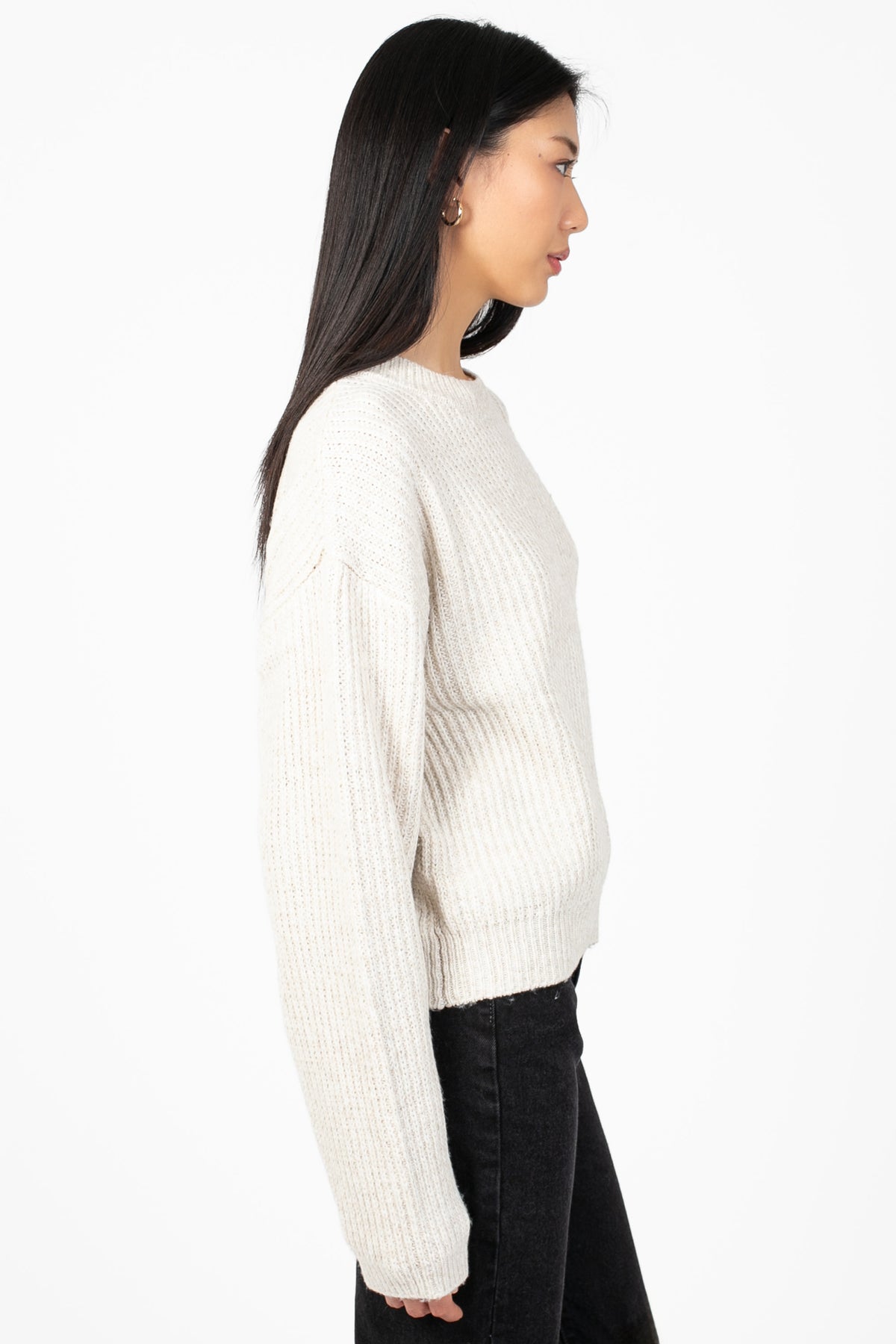 Hannah Ribbed Sweater - honey