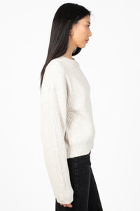 Hannah Ribbed Sweater - honey