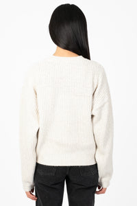 Hannah Ribbed Sweater - honey