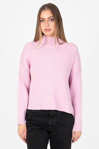 Collette Diagonal Ribbed Sweater - honey