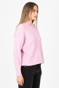 Collette Diagonal Ribbed Sweater - honey