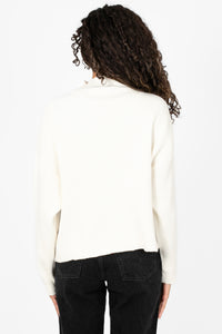 Collette Diagonal Ribbed Sweater - honey