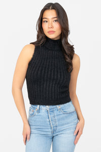 Piper Ribbed Fuzzy Sweater - honey