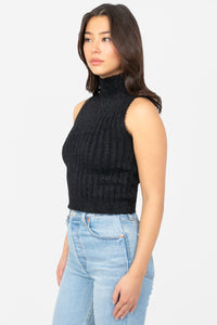 Piper Ribbed Fuzzy Sweater - honey