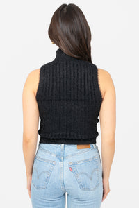 Piper Ribbed Fuzzy Sweater - honey