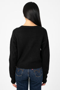 Piper Heart Button Cardigan - honey