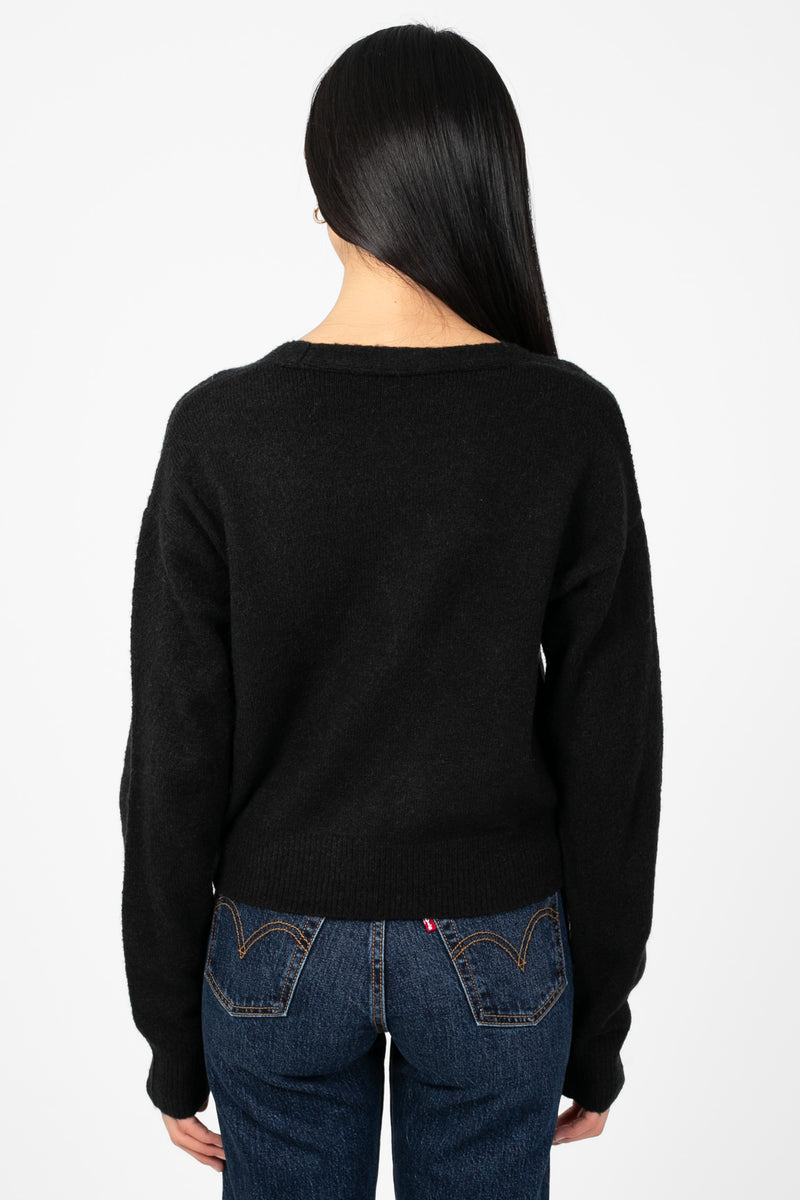 Piper Heart Button Cardigan - honey