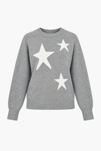Lottie Star Knit Sweater - honey