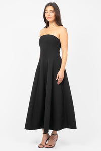 Layla Pleated Midi Dress - honey