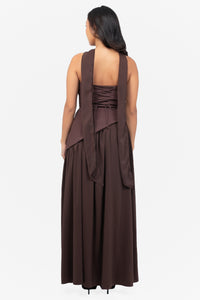 Sofina Asymmetrical Waist Maxi Dress