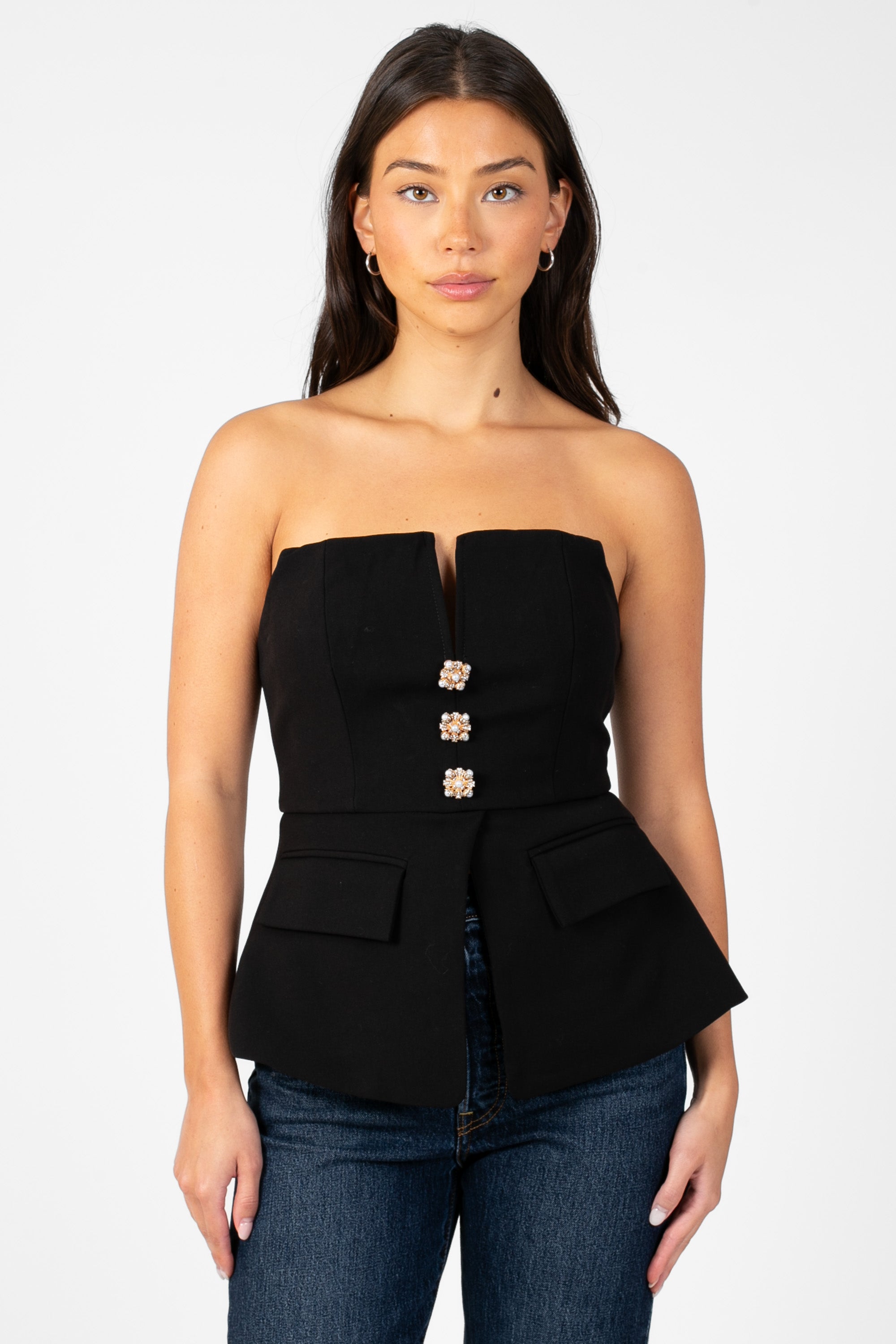 トップス andmary navi corset tops black トップス andmary navi corset tops black Dark Romance Corset