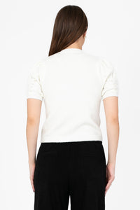 John + Jenn® Arden Pearl Embellished Cardigan - honey