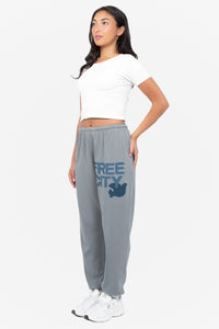 FREECITY Large Logo Sweatpants