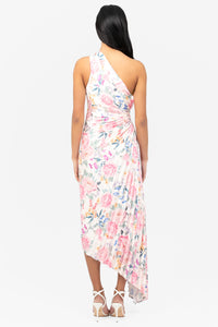 Flora Cascade Maxi Dress - honey