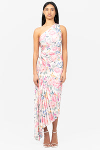Flora Cascade Maxi Dress - honey