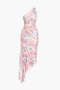 Flora Cascade Maxi Dress - honey