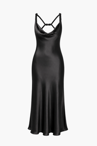Hayden Twist Cord Satin Maxi Dress