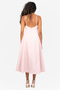 Cecilia Pleated Midi Dress