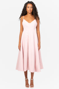 Cecilia Pleated Midi Dress