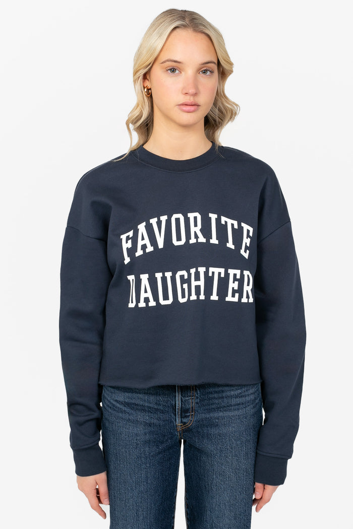 Favorite Daughter® Cropped Collegiate Sweatshirt
