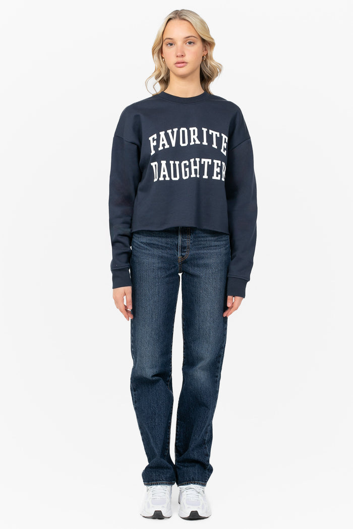Favorite Daughter® Cropped Collegiate Sweatshirt