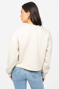 Favorite Daughter Cropped Crewneck - honey